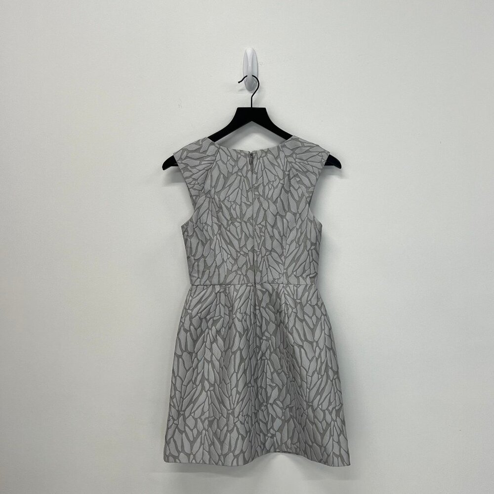 Halston Heritage Silver Mini Dress - Picture 2 of 2
